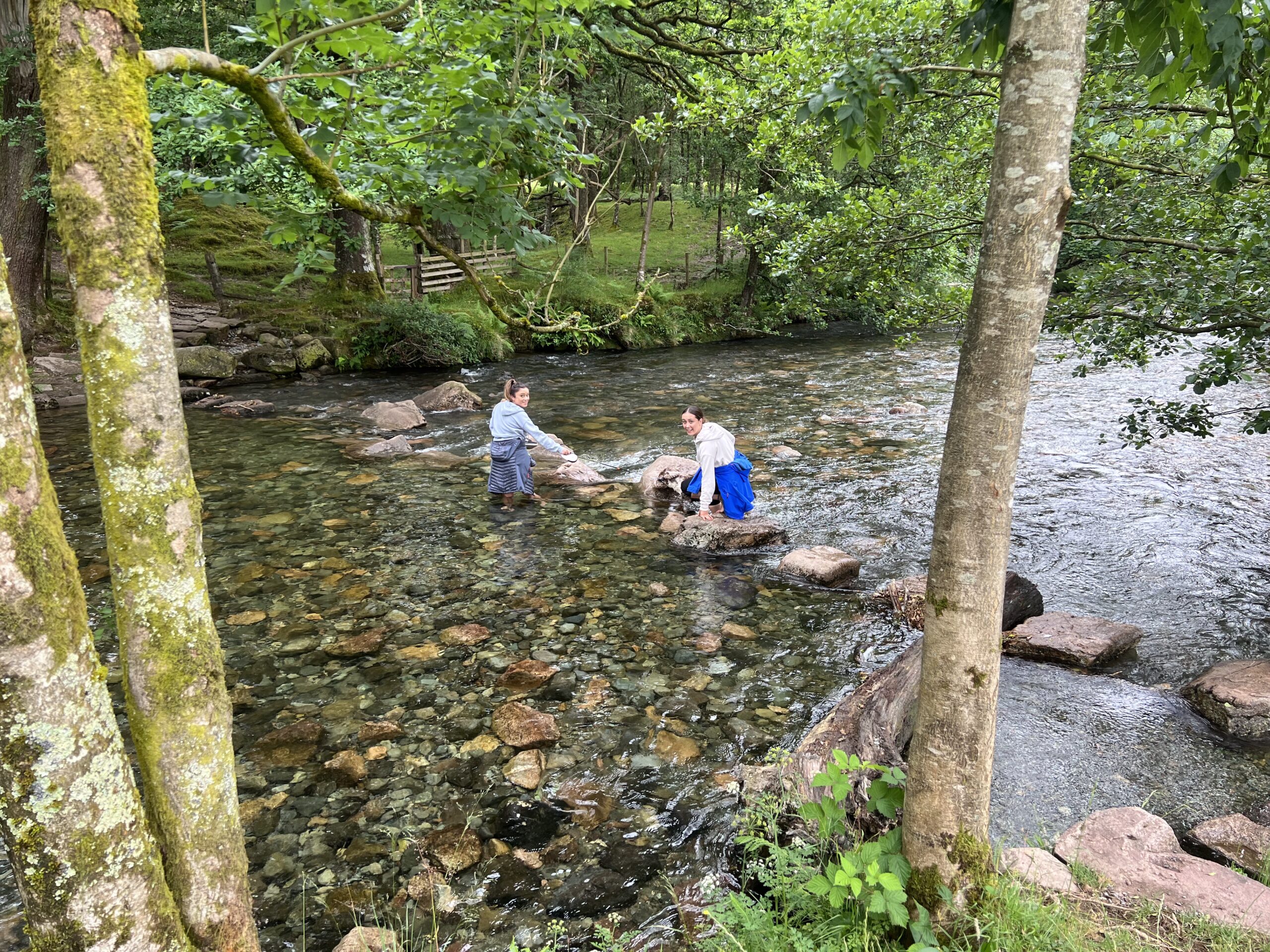Splashing in Lake
