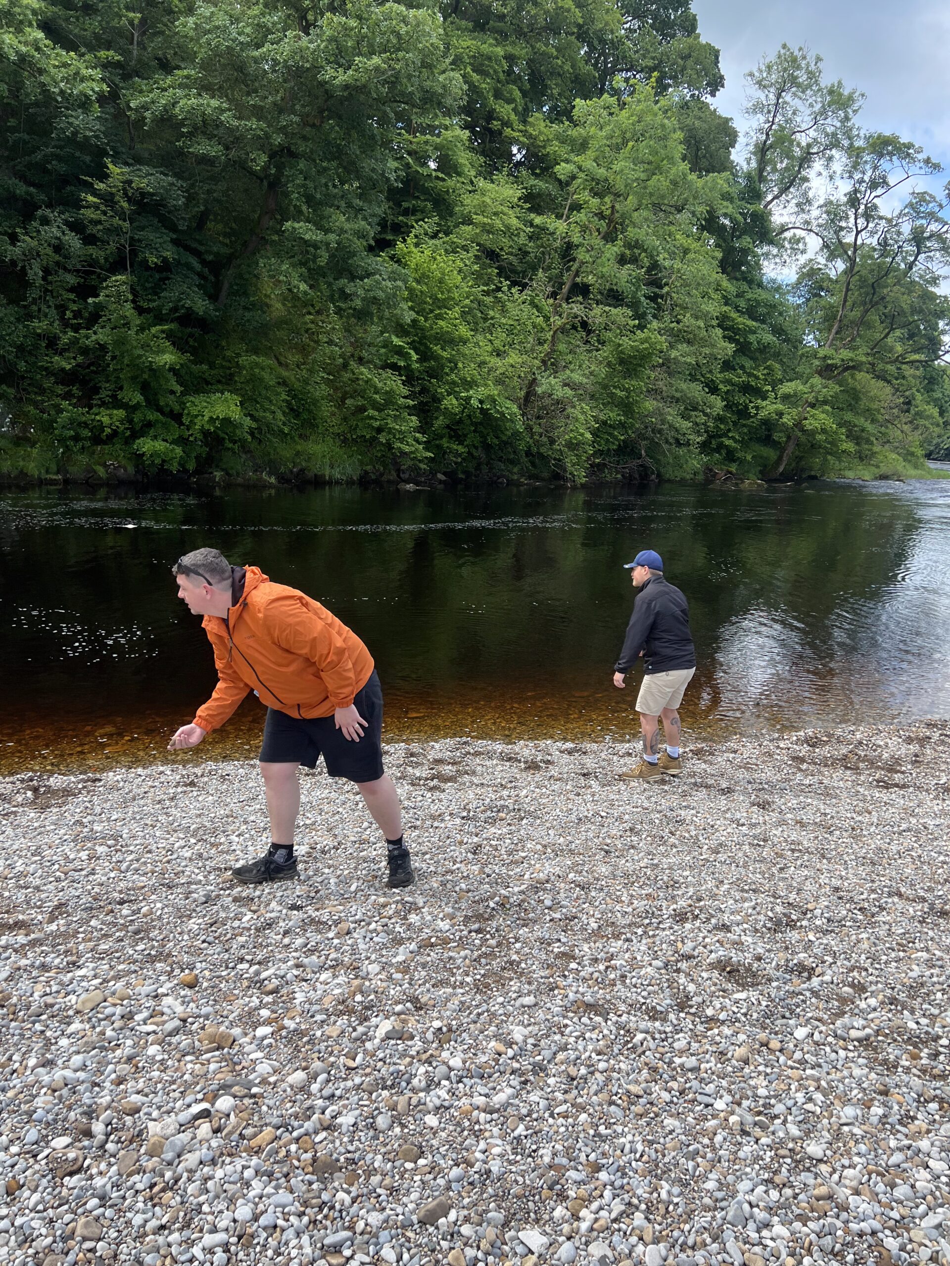 Skimming rocks
