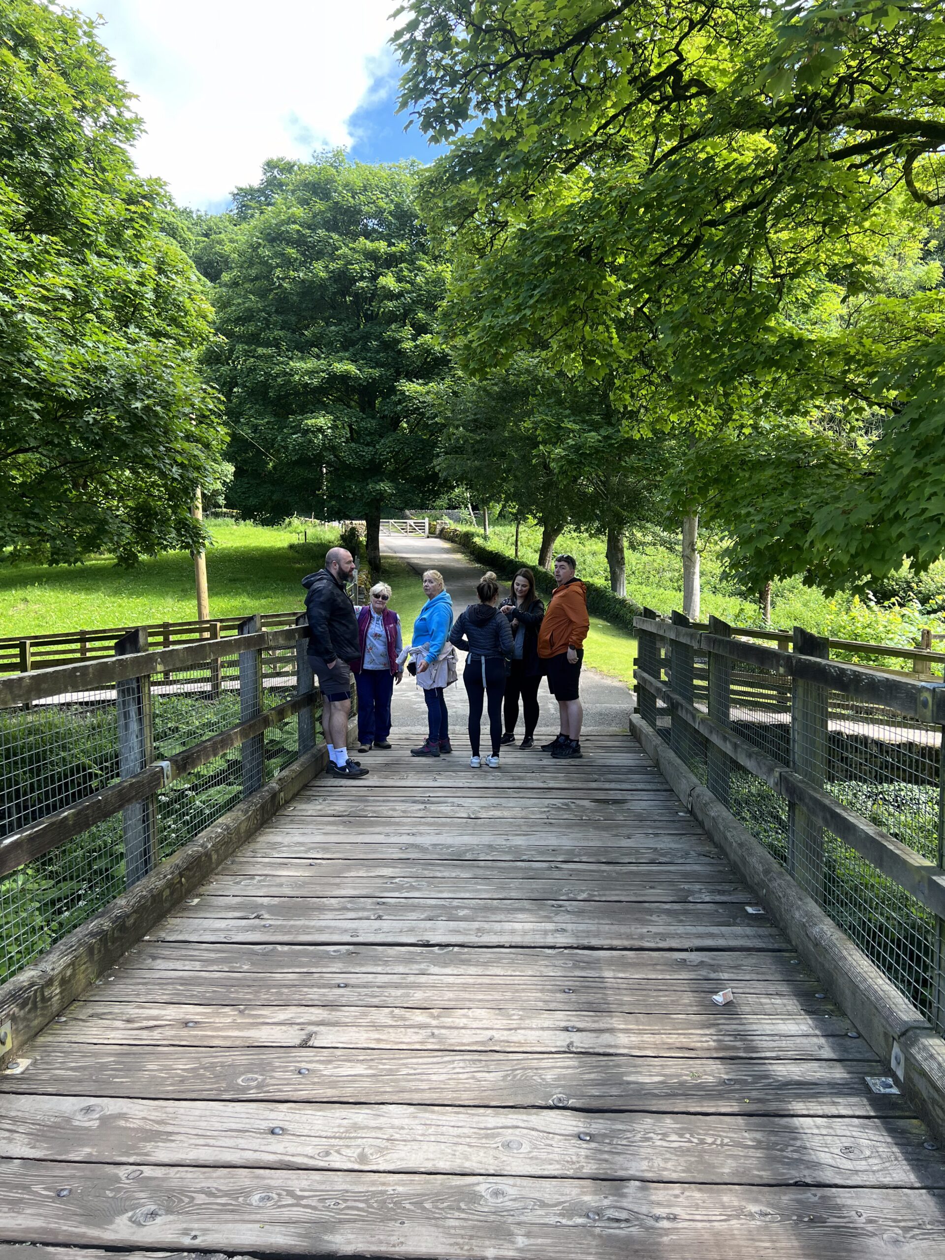 Team on Bridge